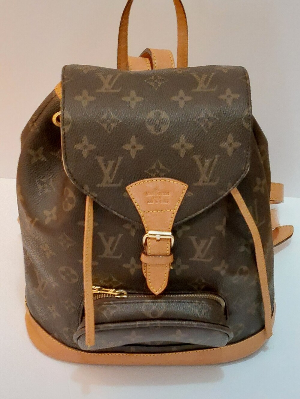 Louis Vuitton Monogram Canvas Brown & Tan Backpack/Bag